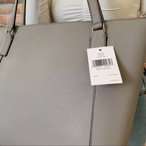 Kate spade LARGE Cameron pocket tote soft taupe - Picture 3 of 8